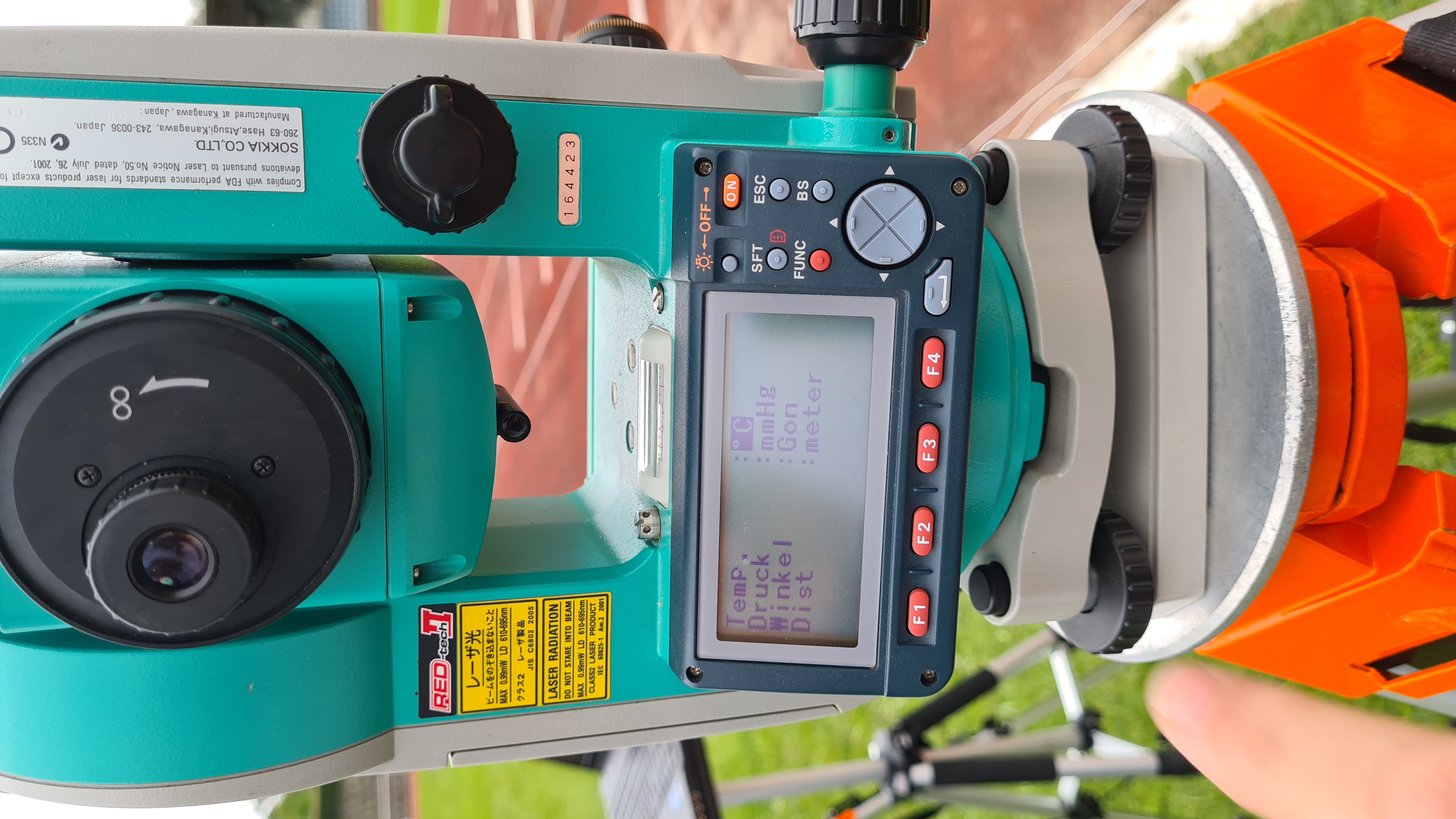 Sokkia Einstellungen Gon