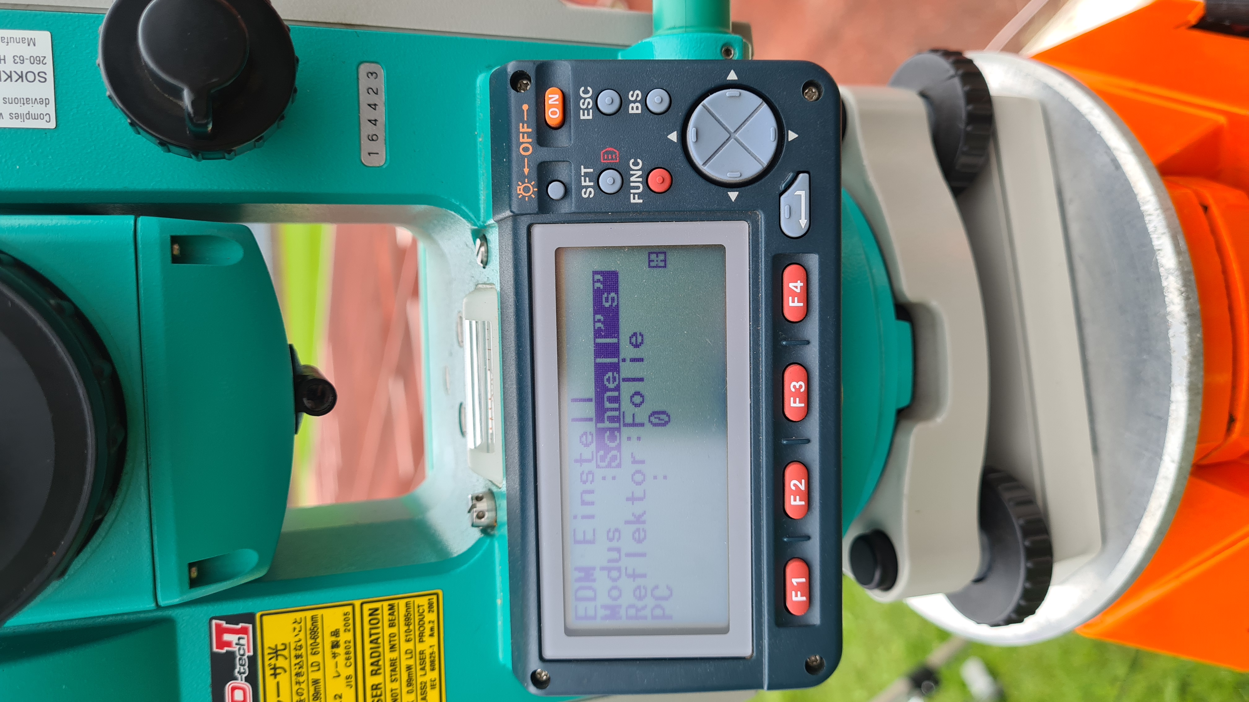 Sokkia Einstellungen Gon